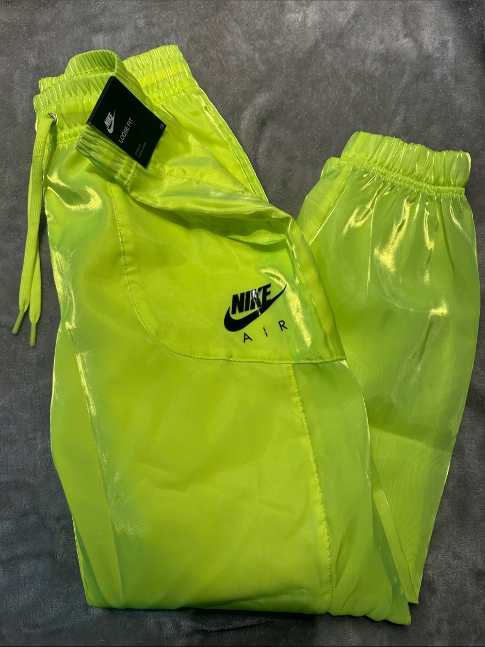 Nike Women’s S Neon Green Air Joggers